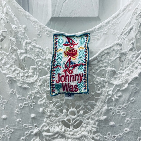 Johnny Was Lace Top Size Medium - Picture 3 of 7